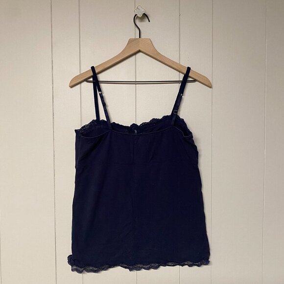 American Eagle Outfitters AEO Navy Lacy Camisole, XL - Picture 3 of 7